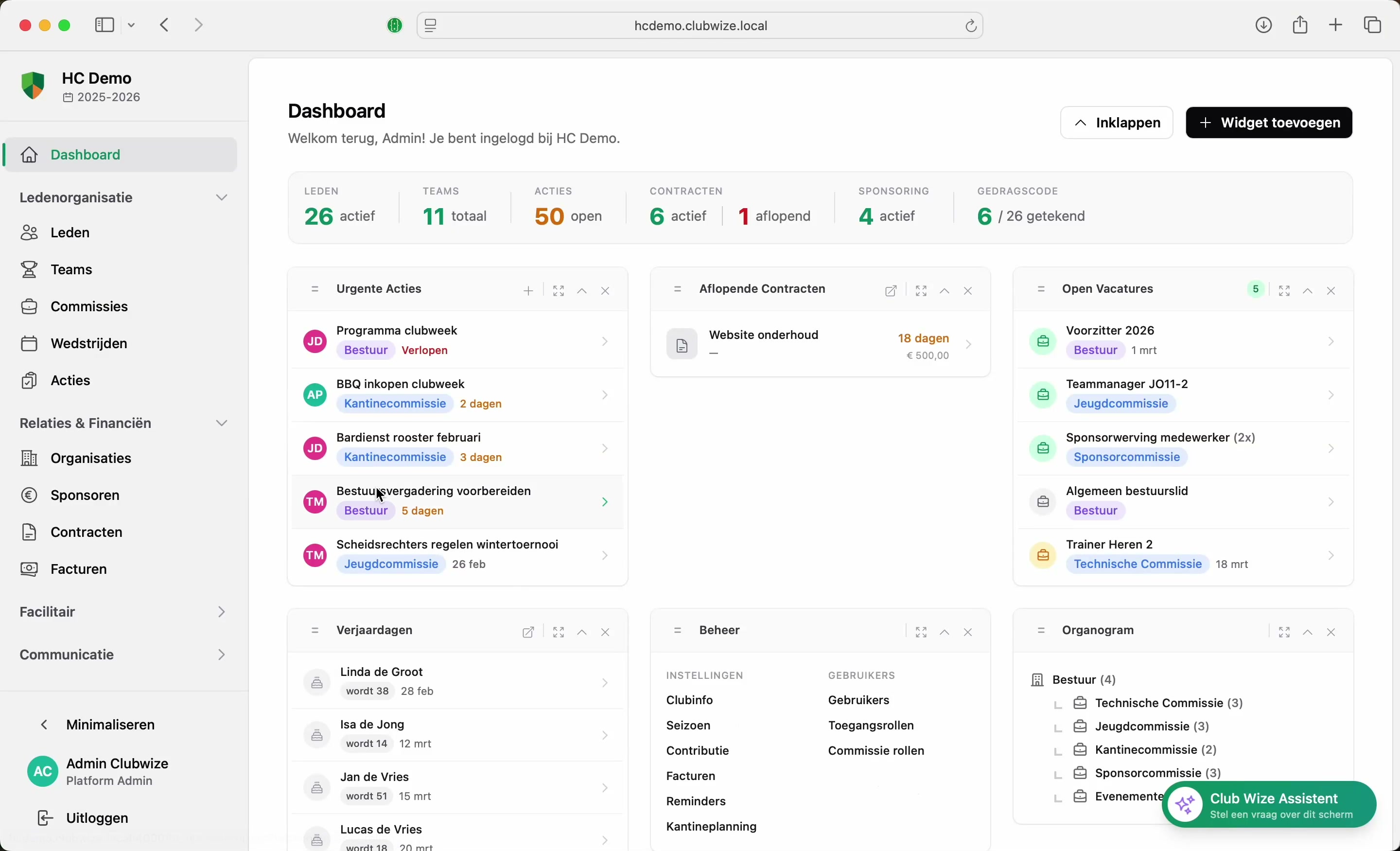 Introductie Club Wize